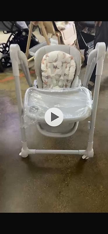 ош стулья: Стульчик для кормления, Новый, Другой бренд, Пластик, Трансформер, цвет - Серый — 3