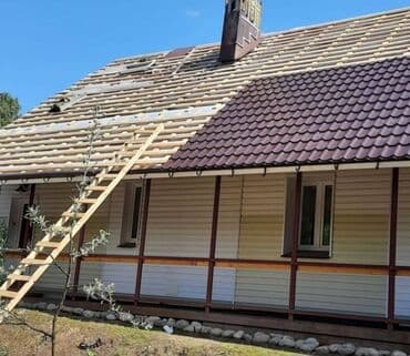 ремонт крыши частного дома: Кровля крыши | Монтаж, Гидроизоляция, Демонтаж Больше 6 лет опыта — 5