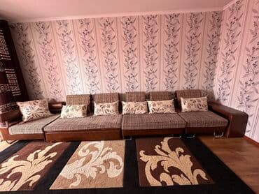 2 х местный раскладной диван: Угловой диван, C подушками, Двуместный — 2