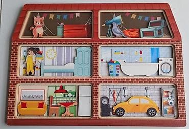 пазл на пол: Пазлы. Деревянные и картонные. Забирать на Ибраимова, дом 30 — 8