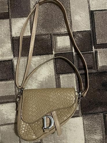 Сумки: Классическая сумка, Dior, Материал: Искусственная кожа, Застежка на молнии, Женские, Б/у — 1