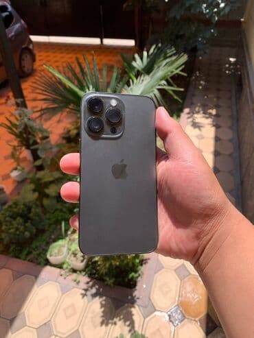 айфон 13 жаны: IPhone 13 Pro, Колдонулган, 128 ГБ, Matte Space Gray, 100 % — 1