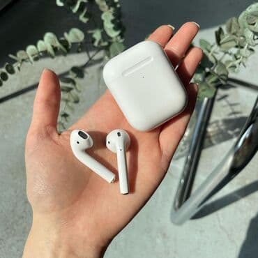 беспроводные наушники airpods: Вкладыши, Apple, Новый, Беспроводные (Bluetooth), Классические — 2