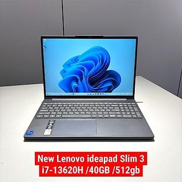 Новый ноутбук Lenovo ideapad Slim - Процессор: i7-13620H 10/16 -