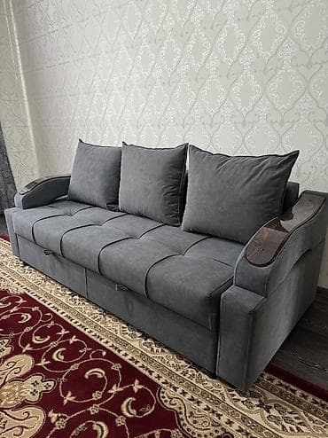 сонома светлая: Прямой диван, Новый — 4