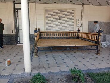 купить жайнамаз: Тапчан 3 x 3 x 1 м, Дерево — 4