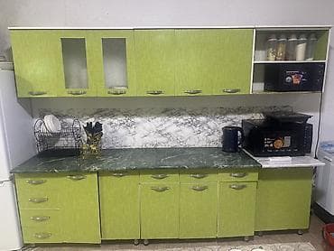 Столдор: Ашкана гарнитуру, түсү - Жашыл — 2