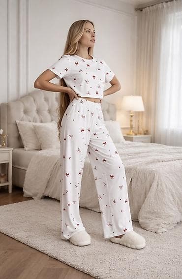 пижаму: Домашняя одежда, Трикотаж, Made in KG, Лето — 1