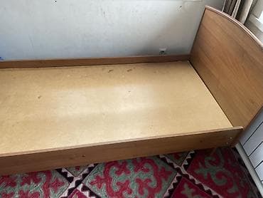 bunk bed: Односпальная кровать, Каркас без матраса, длина - 195 см — 2