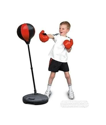 Игрушки: Напольная боксерская груша SPORT TOYS для детей Она предназначена для — 1