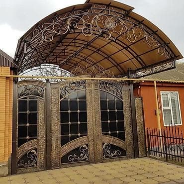 кованные ворота: Кованные ворота и навесы под заказ - Изготовление кованных распашных — 1
