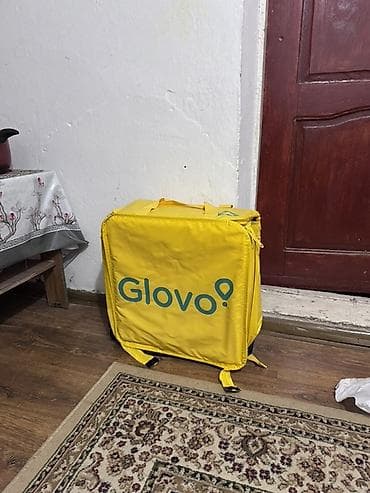 глово термосумка: Терморюкзак курьера Glovo, жёлтый - Объёмный изотермический рюкзак — 3