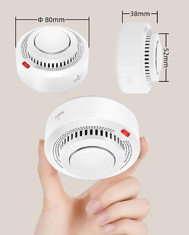 сирен: Датчик дыма Wi‑Fi (Tuya Smart), автономный Компактный оптико‑дымовой — 7