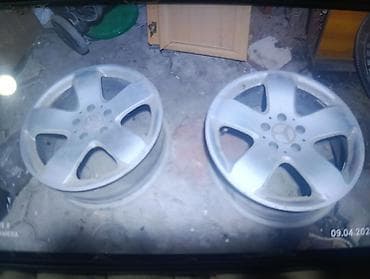 мерс диски r17: Литые Диски R 17 Mercedes-Benz, Пара, отверстий - 5, Б/у — 2