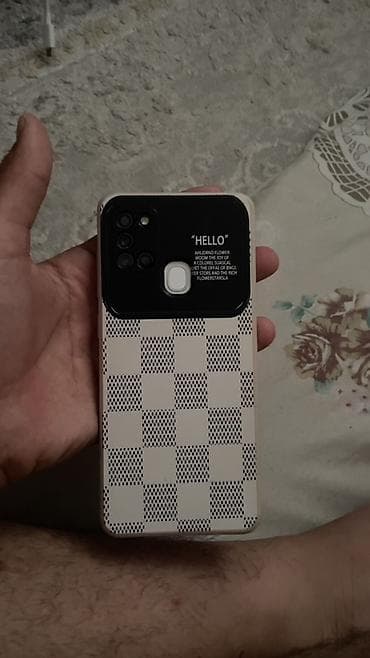 s6 edge: Samsung Galaxy A21S, Б/у, 64 ГБ, цвет - Белый, 2 SIM — 2