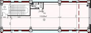 аренда букв: Аренда офисов, 125 м², В жилом комплексе, С отдельным входом, С отдельным сан узлом, С системой безопасности — 5