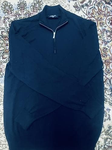 узоры для мужского свитера: Мужской свитер LIWALI Luxury, размер 2XL - Цвет: темно‑синий - — 1