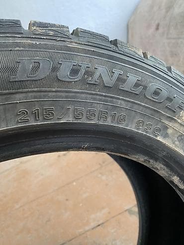 Шиналар жана дисктер: Шиналар 215 / 55 / R 16, Кыш, Жеңил унаалар, DUNLOP — 1