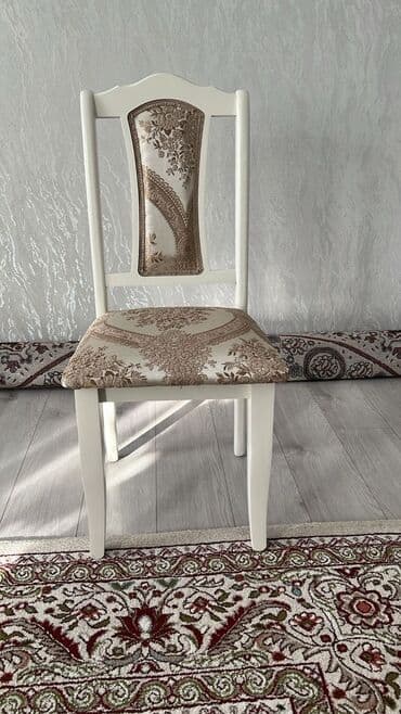 купить диваны для кафе: Стул для кухни, Новый, Дерево, цвет - Белый — 1