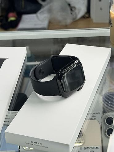Смарт-часы: ⌚ Apple Watch Series 10, 45 мм (чёрный цвет) 💎 Состояние — почти как — 1