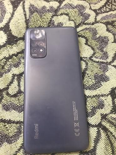 купить бу телевизор с интернетом: Redmi, Redmi Note 11, Б/у, 64 ГБ, цвет - Серый, 2 SIM — 1