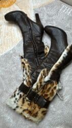 обувь для охоты: Сапоги на невысоком каблуке.(Италия)36/37размер - Материал верха — 6