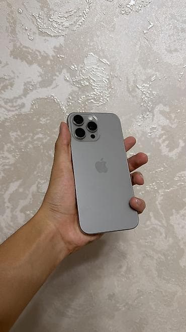 iphone 16 mini: IPhone 16 Pro Max, Б/у, 256 ГБ, Natural Titanium, 92 % — 2