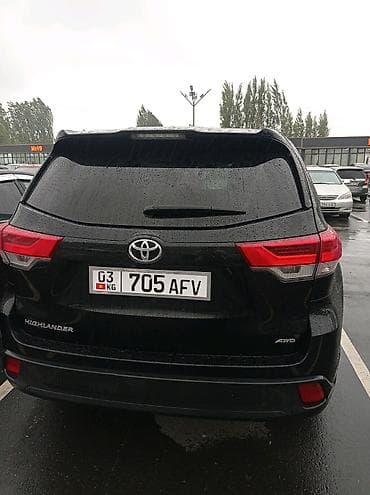 Транспорт: Toyota Highlander: 2019 г., Автомат, Бензин, Жол тандабас — 9