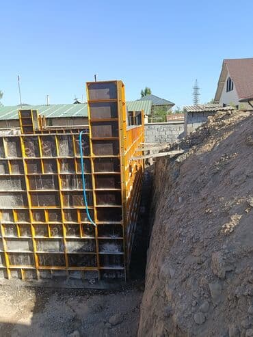 пол от контейнер: Опалубка Пайдубал үчүн, Айкалышкан — 2