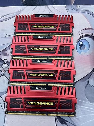 Настольные ПК и комплектующие: Оперативная память (RAM) для ПК, Б/у, Corsair, 32 ГБ, DDR3, 1866 МГц — 2