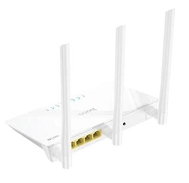 wifi роутор: Wi‑Fi роутер Hoco (белый) с 3 внешними антеннами - 3 — 4