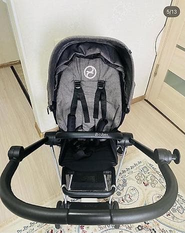 cybex: Коляска, Cybex, цвет - Серебристый, Б/у, Платная доставка, Самовывоз — 2