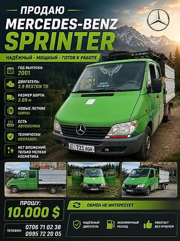 Грузовик, Mercedes-Benz, Дубль, 3 т, Б/у