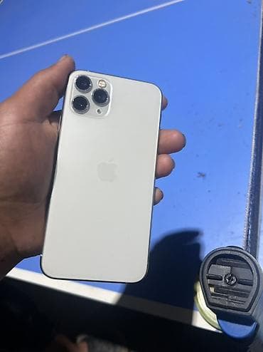 купить айфон 14: IPhone 11 Pro, Б/у, 64 ГБ, Серебристый, Чехол, 100 % — 3