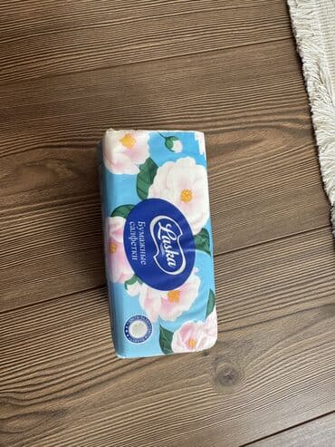 Оюнчуктар: Бумажные салфетки Laska — аромат камелии. - Формат: набор из 6 — 7