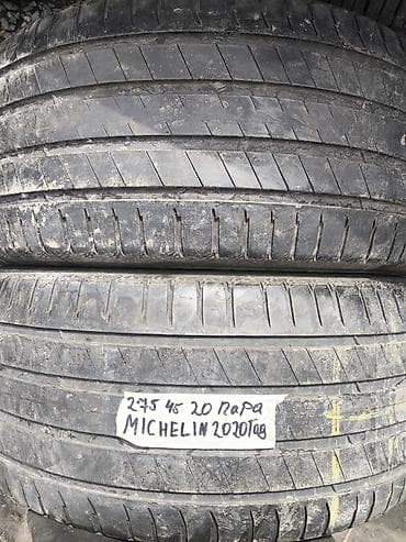 Шины 275 / 45 / R 20, Лето, Б/у, Пара, Внедорожные (АТ/МТ), Michelin