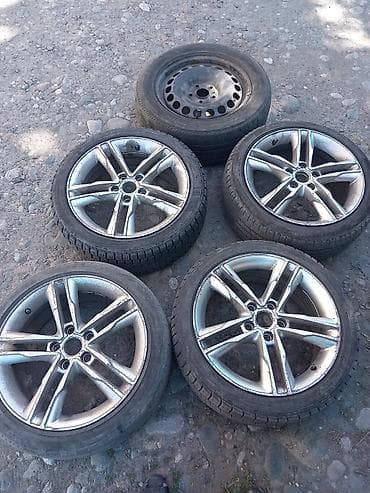 r16 4: Диски R 17 Комплект, отверстий - 5, Б/у — 1