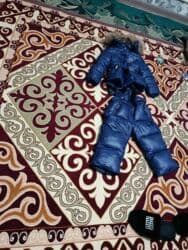 Зимняя куртка комбинезон на девочку подай на 4-4.5-5лет состоянии как