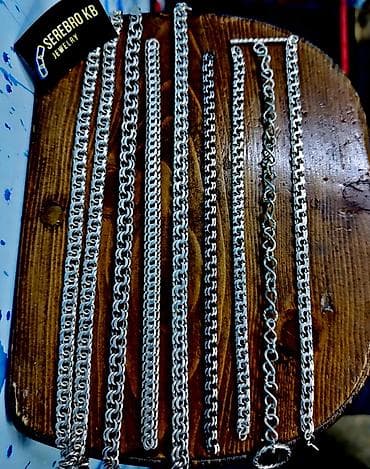 Жеке буюмдар: Серебряные цепи и браслеты Высшая проба изделий Серебро — 6