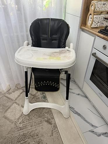 Стульчик для кормления, Skillmax, Пластик, Другой вид, цвет - Черный