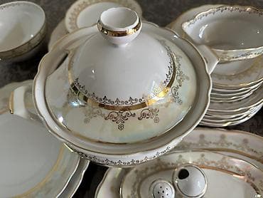 Другие товары для кухни: Богато и изысканно! Перламутр с позолотой! 😍 Новый столовый сервиз на — 5