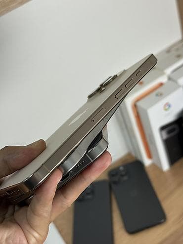redmi note 15 pro max: IPhone 16 Pro Max, Б/у, 256 ГБ, Natural Titanium, Защитное стекло, Чехол, 96 % — 3