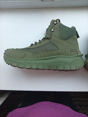 спортивная обувь мужская: Мужские кроссовки, 41.5, Fashion, Новый, цвет - Зеленый — 5