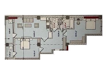 Квартиры: 3 комнаты, 93 м², Элитка, 10 этаж, Евроремонт — 4