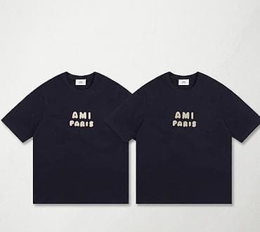ami paris: Мужская футболка, M, Новый, цвет - Синий — 1