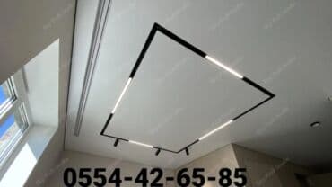 натяжные потол: Керме шыптар Жылтырак, Жылтырабаган, 3D потолоктор Кепилдиги, Акысыз консультация, Акысыз ченөө — 9