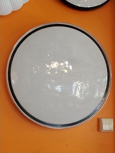projector screen: Круглый потолочный/настенный светильник (плафон) светодиодный. - — 1