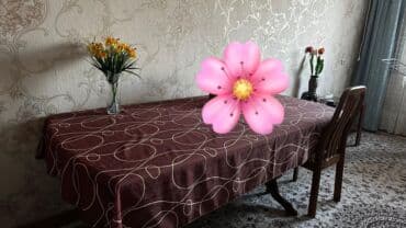 Кухонный стол, Б/у, Овальная, Раскладной