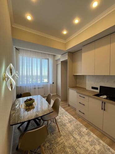 элитный дом ош: 2 комнаты, 63 м², Элитка, 15 этаж, Евроремонт — 2