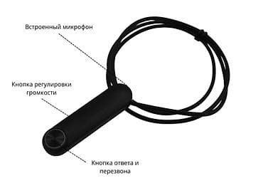 hoco w55: Bluetooth- микро наушник с микрофоном и пультом управления - — 1